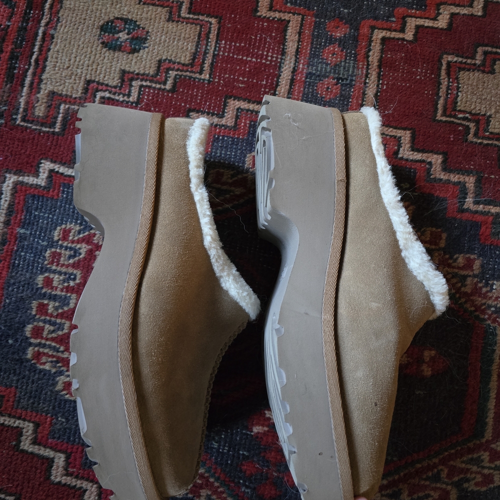 Ugg Tan Shearling Mules - image 1